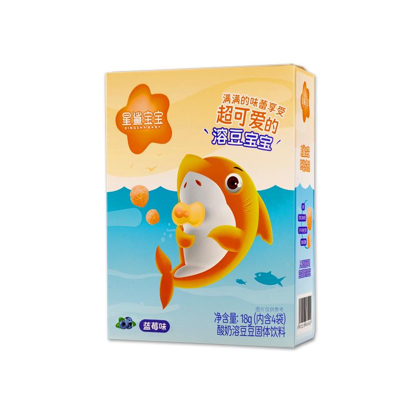 星鲨宝宝酸奶溶豆高钙辅食零食双歧杆菌酸牛乳