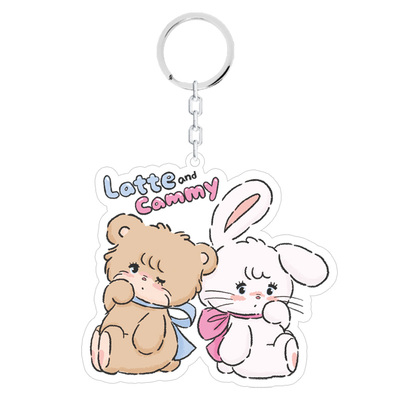 mikko可爱亚克力钥匙扣挂件挂饰