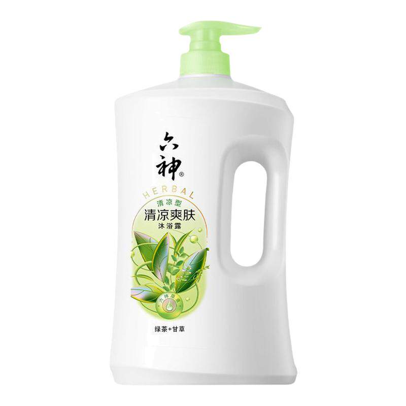 六神沐浴露1.5L清爽三重薄荷