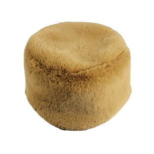 冬季新款皮草帽子东北男女棉帽狐狸毛貂毛帽仿兔毛护耳保暖蒙古帽