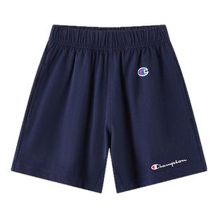 Champion儿童童装纯棉复古经典休闲多色百搭运动短裤夏季