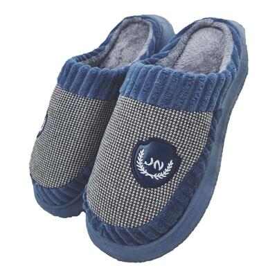 包跟保暖加宽加肥居家厚底棉拖鞋