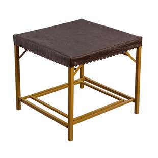 烤火桌罩套桌面罩PU防水皮套正方形桌布电暖炉桌盖茶几长方形皮垫