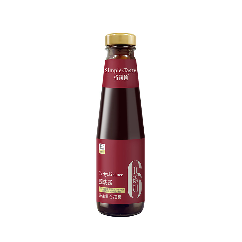 格简顿照烧汁无添加蔗糖0脂肪日式照烧鸡排饭健身减脂餐调味酱汁