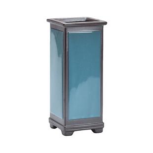 兰花专用花盆高款兰草盆陶瓷紫砂大号四方室内中式悬崖飘枝造景盆