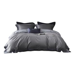 多喜爱轻奢贡缎100支四件套精梳棉套件棉刺绣纯棉全棉床品礼盒装