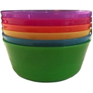 IKEA宜家 卡拉斯儿童碗大杯彩虹6件简约可爱风儿童用具耐用抗刮擦