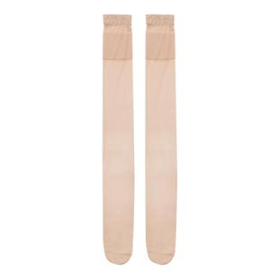 2双正品红辣椒5615薄款20D夏季防卷落黑丝过膝袜长筒九分半截袜子