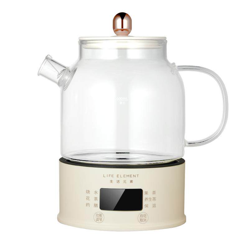 生活元素花茶保温防干烧养生杯