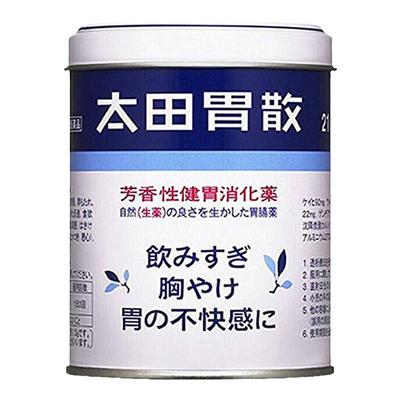 日本太田胃散铁罐装胃病药助消化胃胀胃痛反酸粉末状非蚬壳强胃散