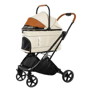 宠物推车一键折叠猫咪推车狗狗推车中小型犬宠物婴儿车宠物手推车