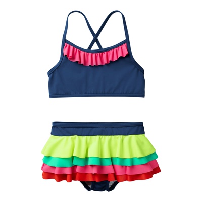 正品现货！MiniBoden女童比基尼