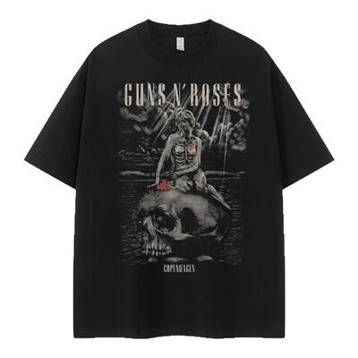 GunsNRoses复古美式T恤