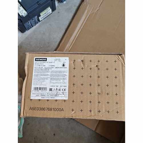 询价-3KD3830-0PE20-0隔离开关，250A，全新原装正