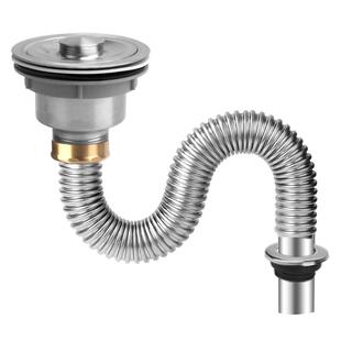 厨房洗菜盆下水管配件洗碗池水槽排水管不锈钢下水器防臭神器套装