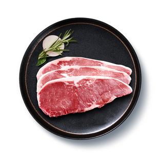 Tyson/泰森西冷沙朗牛排黑椒整切牛扒160g*5整切儿童早餐牛肉饼