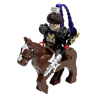 拼装三国士兵积木人仔