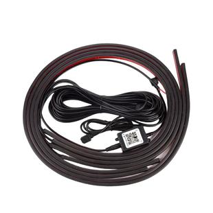 汽车底盘灯通用七彩氛围灯侧裙照地灯幻彩流光跑马灯led灯带防水