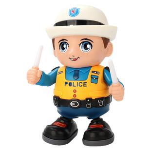 婴儿玩具宝宝0一1周岁抬头声光跳舞警察2-3益智6到12个月7男女童9