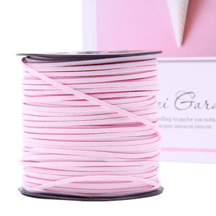 diy饰品配件线材料 韩国绒仿牛皮绳 鹿皮编织手链项链绳 卷装