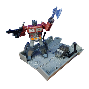 吴医生 复活擎天 飞过の山 极小迷你金刚NA 消防车小比例变形玩具