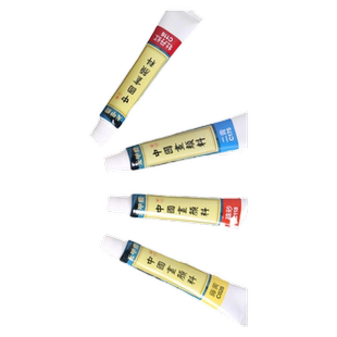 青竹中国画颜料12色初学者工具套装24色36色小学生入门水墨画颜料矿物质材料钛白藤黄儿童入门国画用品全套装