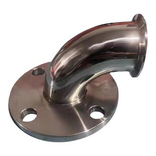 304不锈钢法兰变弯头快装法兰转快装卡盘头法兰快装弯头管道接头