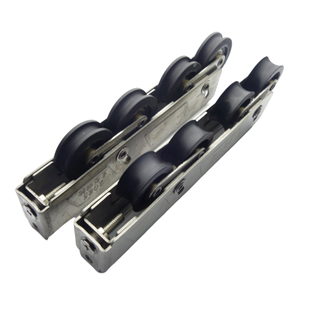 四轮2085广铝2086型门窗滑轮吕合金推拉门滑轮下轮重型移门下滑轮