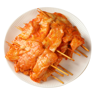 奥尔良里脊肉片里脊肉串鸡肉串儿童早餐烤串里脊肉片独立包装