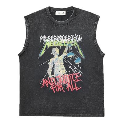 美式金属之王摇滚骷髅头T恤