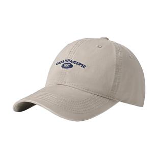 深顶酒红色棒球帽男士大头围百搭帽子大脸显脸小鸭舌帽女款宽帽檐