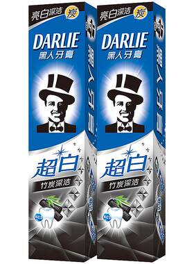 黑人竹炭深洁含氟清新口气牙膏