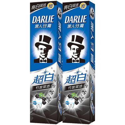 黑人竹炭深洁含氟清新口气牙膏