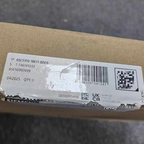 溢价-驱动器6SL5310-1BE11-0DF0 仅开封