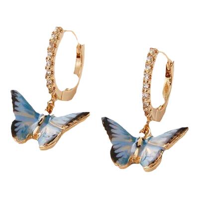 Fable法式珐琅彩女耳钉百搭