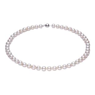 925纯银颈链百搭白色轻奢高级感时尚复古贝珠珍珠短款妈妈女项链