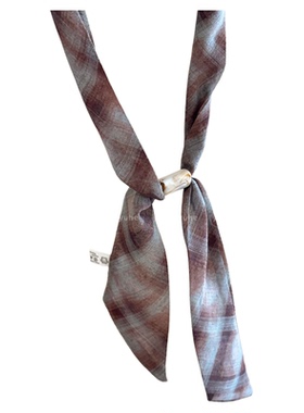 复古印花串珠高级感日常百搭项链