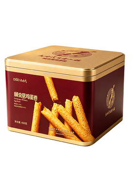 抗力来蛹虫草鸡蛋卷零食大礼包