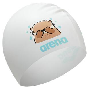 arena阿瑞娜2026新品男女款运动健身防水可爱印花大头围硅胶泳帽