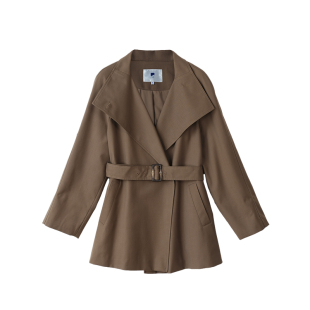 谭飞时装【西雅图风衣】早春季新款气质时髦立领宽松休闲外套女装