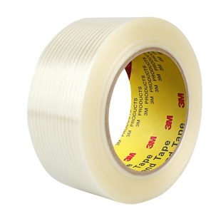 正品3M8934高强力条纹玻璃纤维单面透明胶带无痕胶耐高温防水物流运输搬家固定家具电器冰箱捆绑电池不留胶