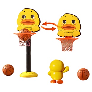 儿童室内蓝球架立式投篮男孩娱乐玩具可自由升降静音篮球生日礼物