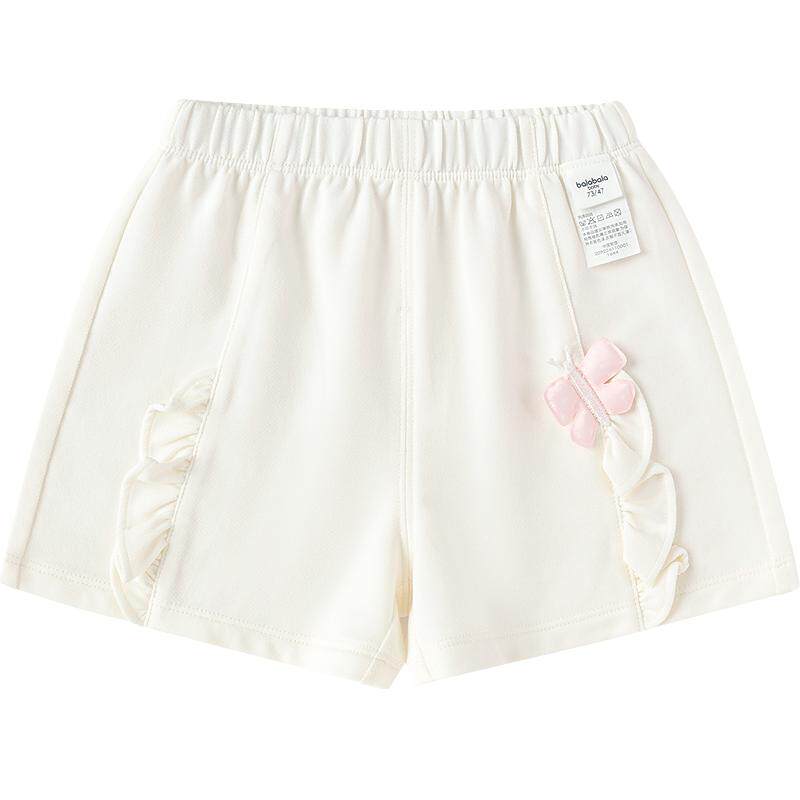 【balaOne】巴拉巴拉童装宝宝裤子婴儿短裤女童2026新款夏季舒适