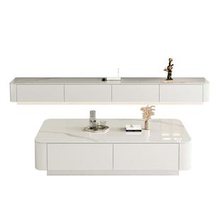 电视柜客厅家用小户型2025新款简约轻奢高级感落地茶几电视柜组合