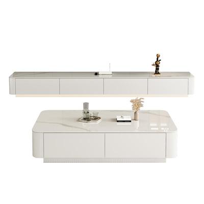 岩板电视柜落地简约轻奢高级感