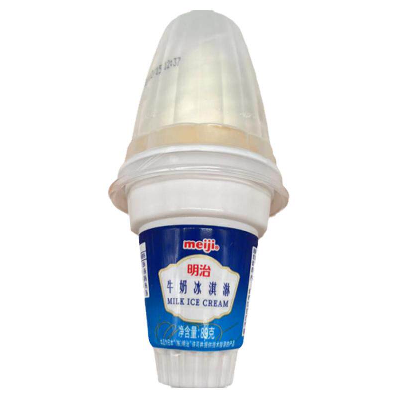 明治火炬筒牛奶味冰淇淋