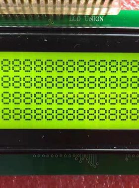 LCDLCM黄绿蓝屏2004A字符液晶屏42004A液晶模块显示×20模块点阵
