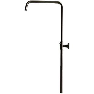 拉丝水镀枪灰淋浴花洒升降杆子浴室沐浴不锈钢支架淋雨管套装加厚