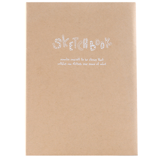 白纸本创意简约素描速写本a4大号加厚成人空白手绘画涂鸦笔记本子