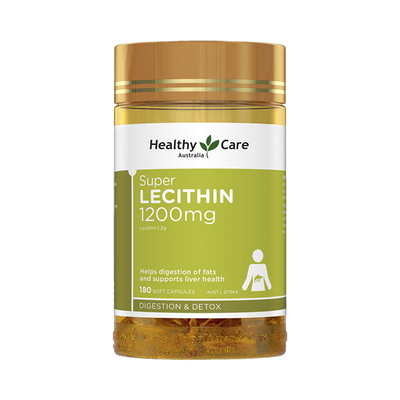 【自营】Healthy Care大豆卵磷脂180粒调节血管鱼油搭档澳洲进口